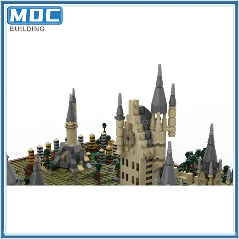 Star Movie Classic Hog wartsCastle Magic Castle MOC Building Blocks  DIY Assemble Large Model collections Bricks Holiday Gifts