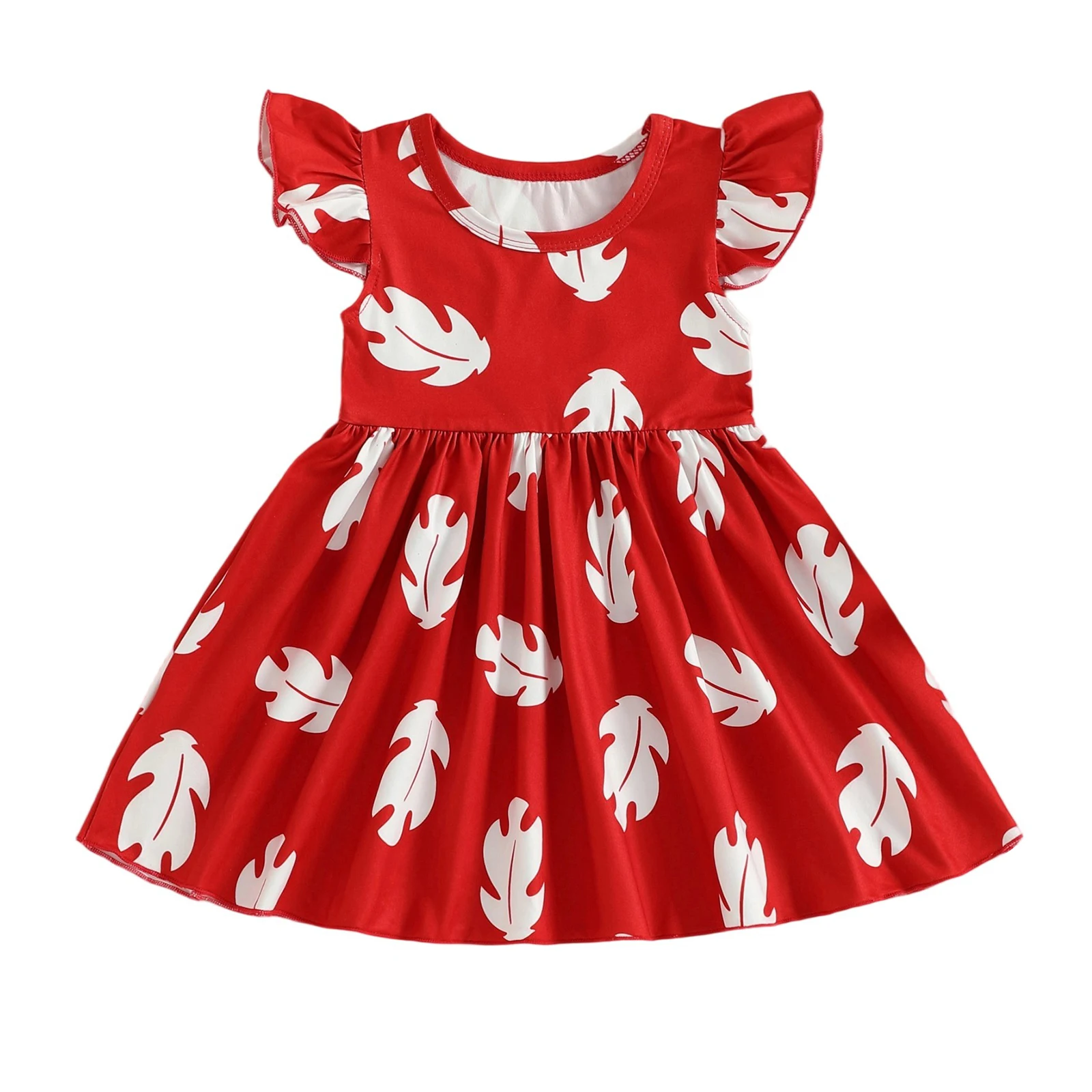 

Очаровательный комбинезон для маленьких девочек с цветочным принтом и рюшами на рукавах, круглым вырезом и пуговицами, комбинезон на весну и зиму