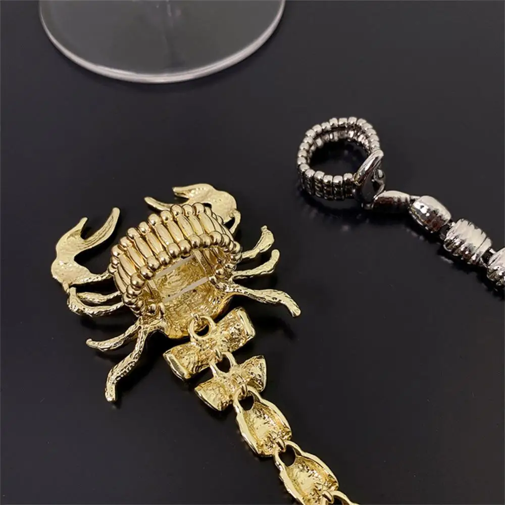 Scorpion Fashionable Accessory Creative Unique Finger Accessory Hip-hop Fashion Jewelry Sought-after Elastic Punk Eye-catching