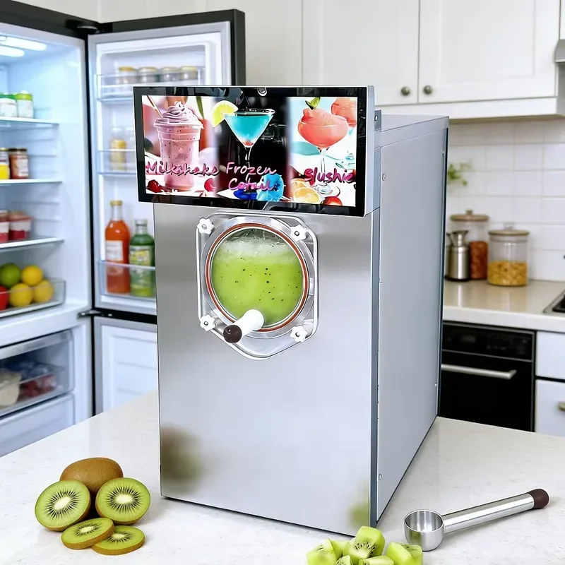 Slushee Margarita Granita Slush Machine for China Manufacturer 1 Tank 80L/H Frozen Drink Slushie Slushy Ice Cream Maker