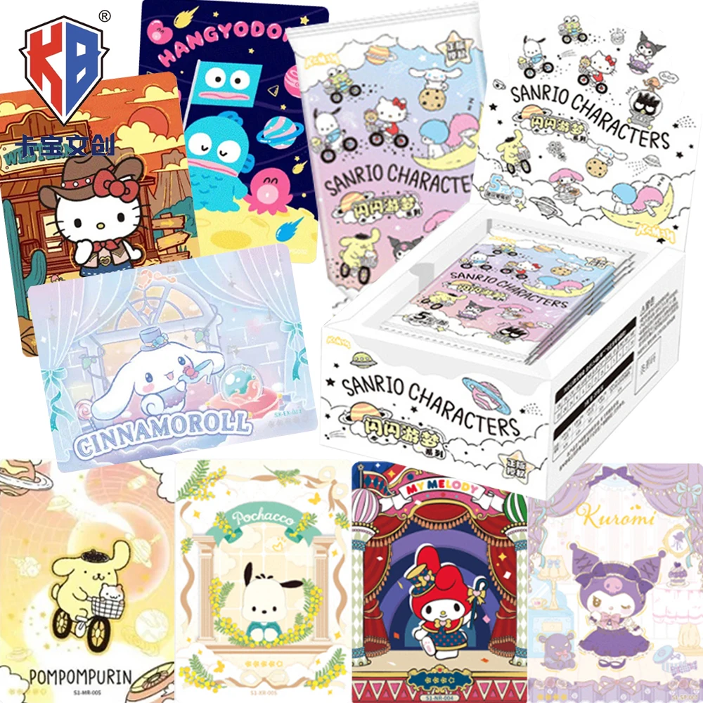 Original KABAO Anime IP Cartoon Sweet Character Collection Cards Popular Cute Shining Star Fun Joyful Theme Cards Fine Toy Gifts