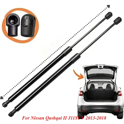 2PCS Trunk Gas Struts Spring Bar 90450-4EA0A For Nissan Qashqai II J11SUV 2013-2018 Rear Shock Strut Bar Pressure Rod New