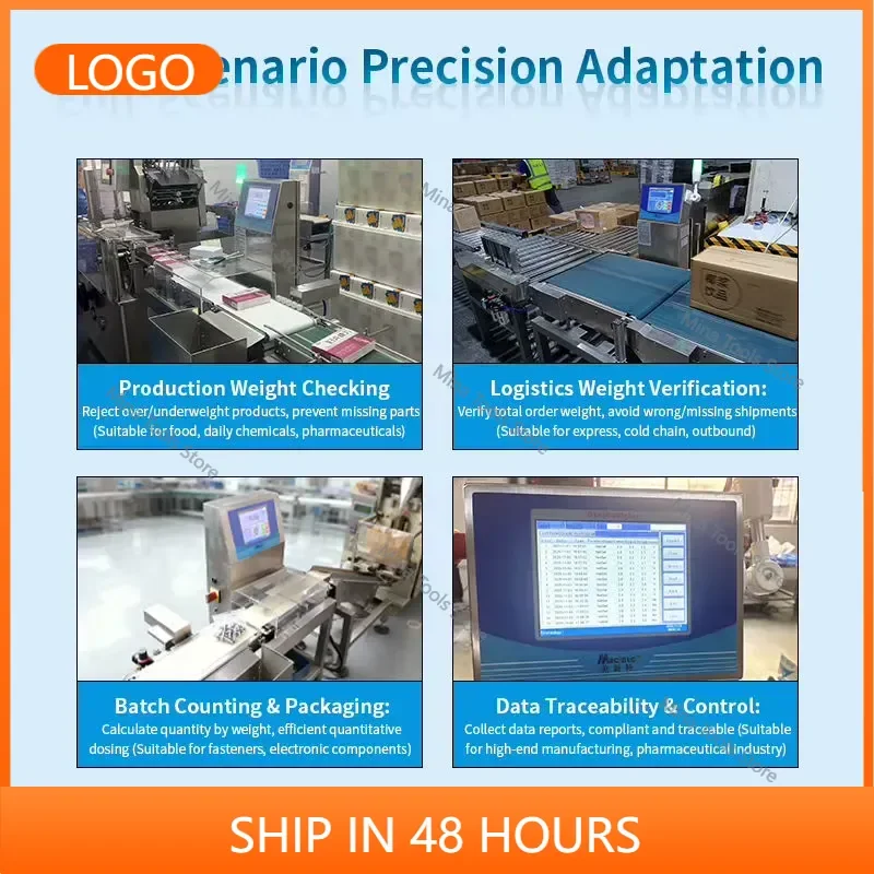 High Accuracy Automatic SUS304 IP66 Dynamic Checkweigher for Detergent Bottle Filling Lines