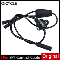 Original 5Pin Control Cable for QiCycle EF1 Electric Bicycle Parts Controller Cable Folding E-bike Accessories