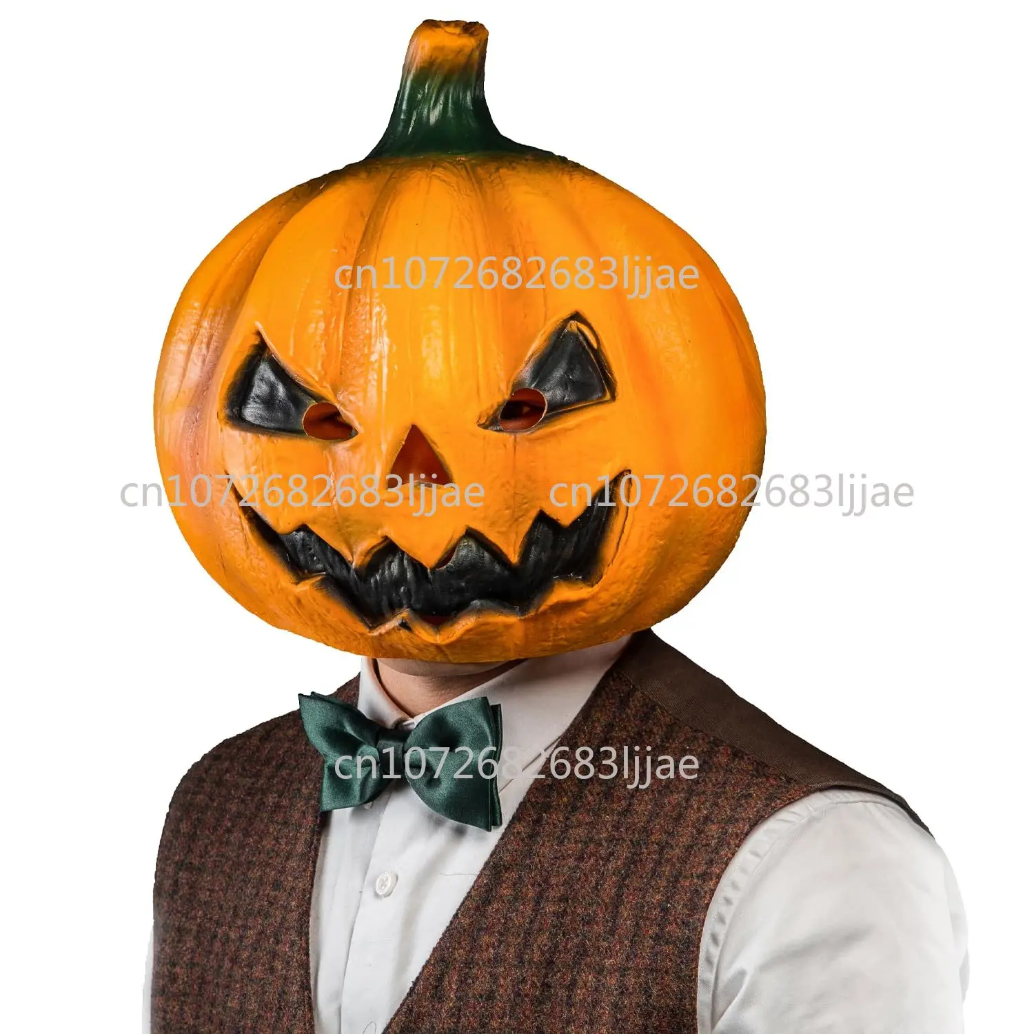 

Creepy Party Halloween Jackolantern Pumpkin Face Head Masks Novelty Scary Party Props Trick or Treat