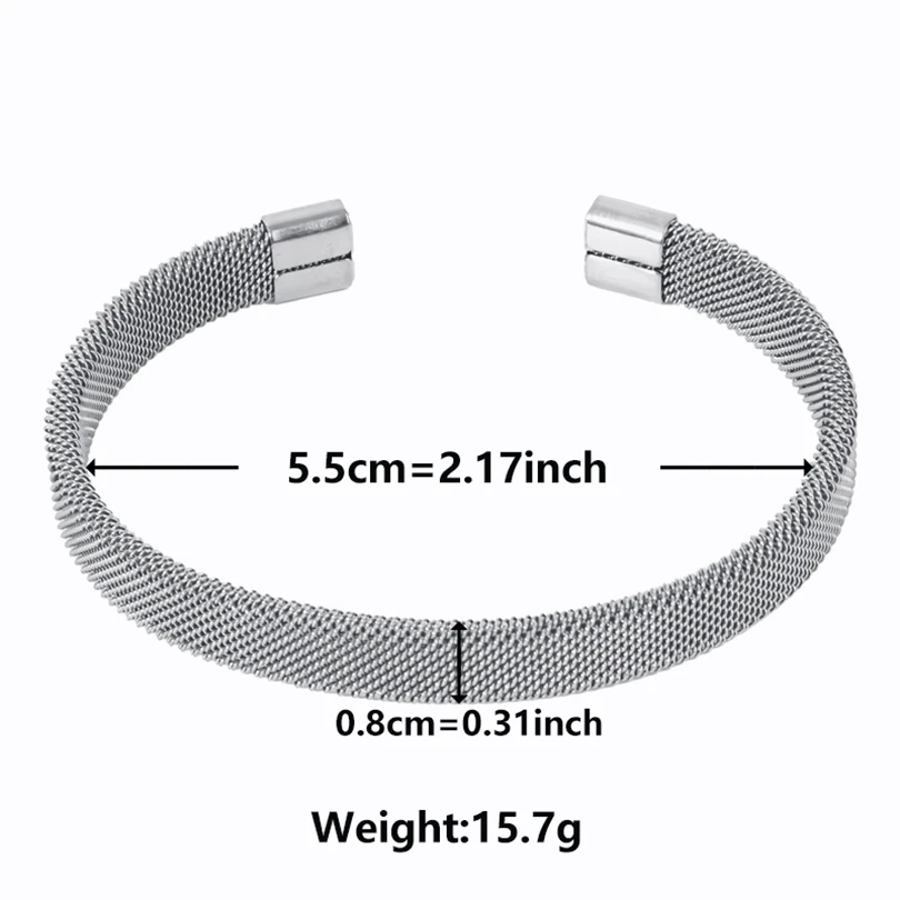 1/2 Stuks Roestvrijstalen Vrouwen Onregelmatige Getextureerde Open Manchet Armband Bamboe Bladeren Oor Van Tarwe Gehamerd Dikke Mannen Armband Sieraden