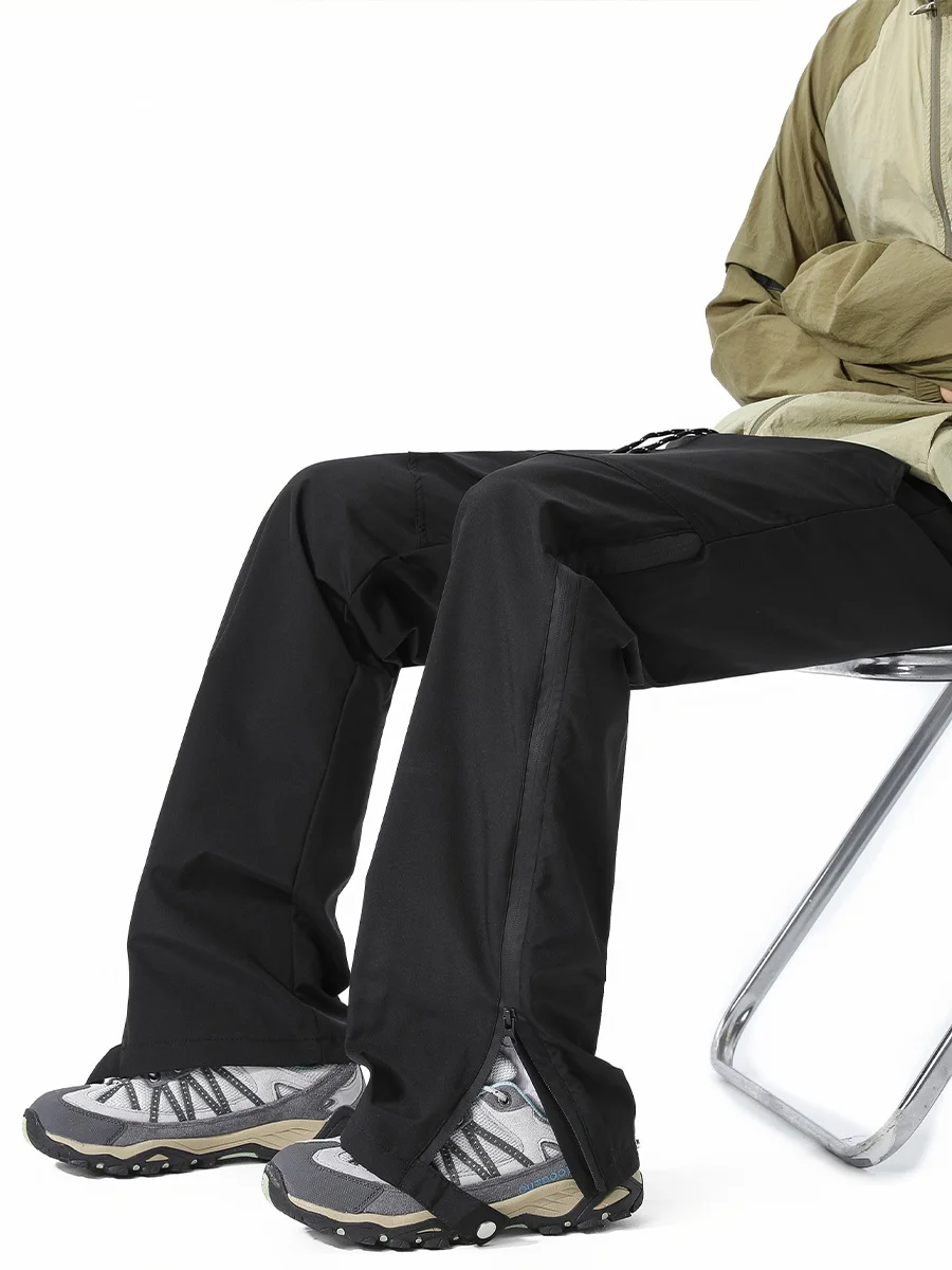 

Men's Outdoor Climbing Pants Waterproof Windproof Soft ell Workwear Trousers Spor Straight Leg High Street Cool