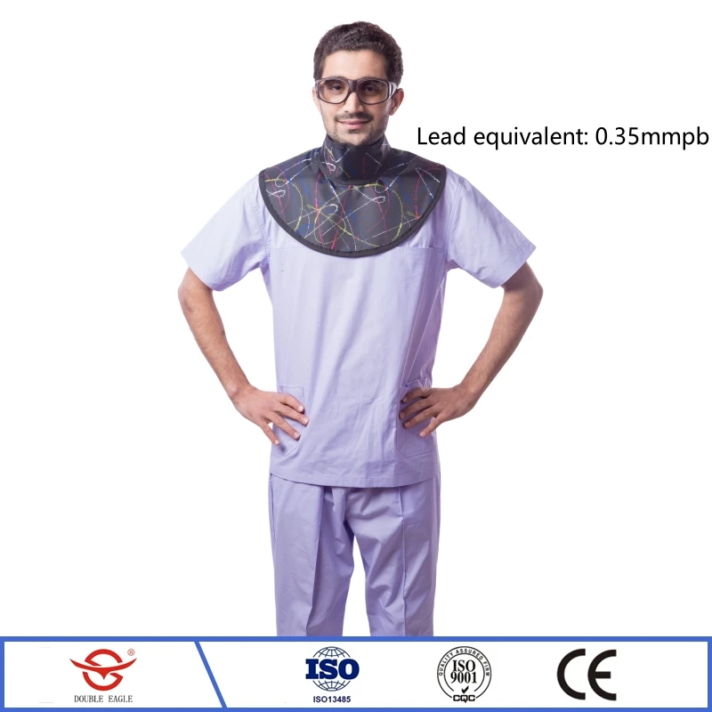 

X-ray protective 0.35mmpb round thyroid collar radioactive factories Ionizing radiation protection super soft lead collar