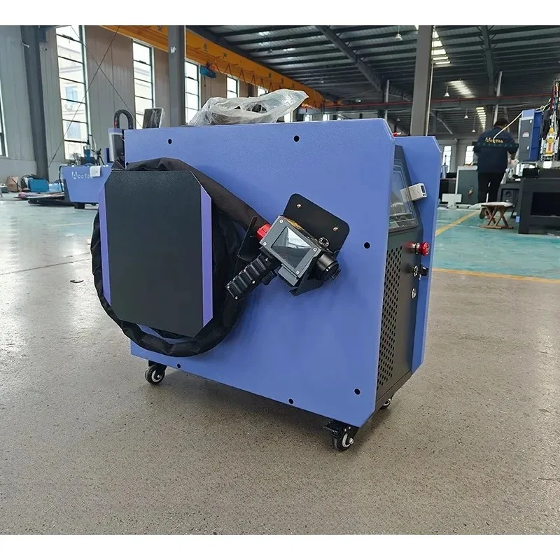 

300W JPT Pulsed Cleaning Machine For Remove Rust Oil Paint Metal Wood Air Cool Aluminum oxide layer Model Cleaning