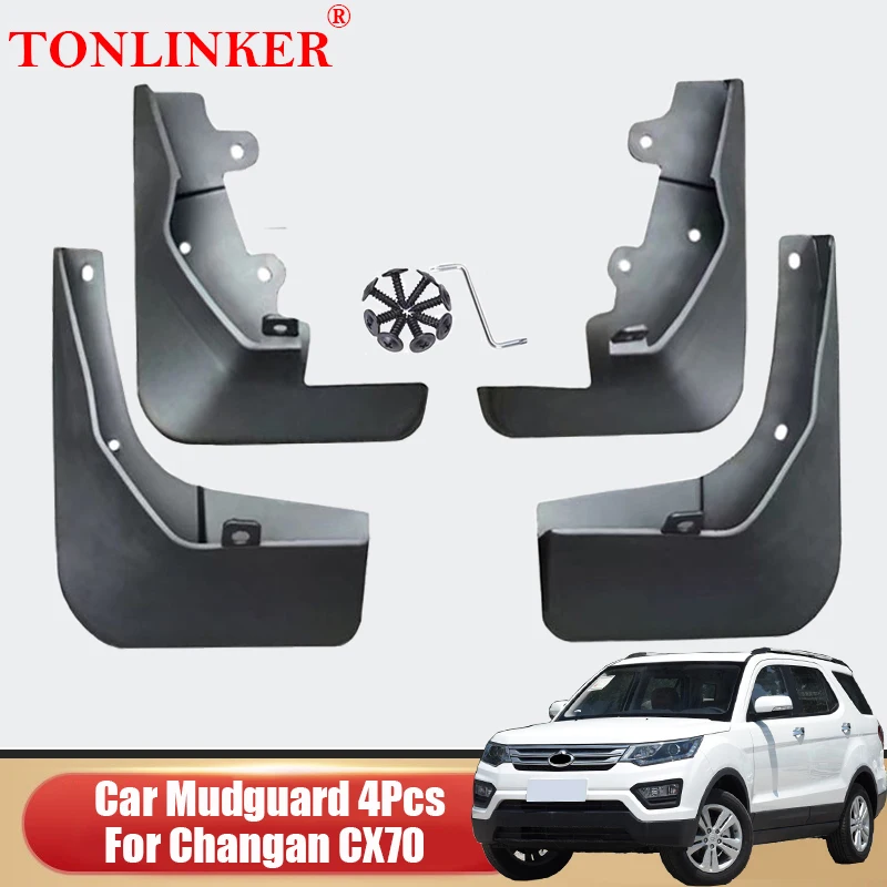 

Car Mudguard For Changan CX70 CX70T 2016-2019 Front Rear Mud Flaps Mudguards Splash Guards Fender Mudflaps 4Pcs Accessories