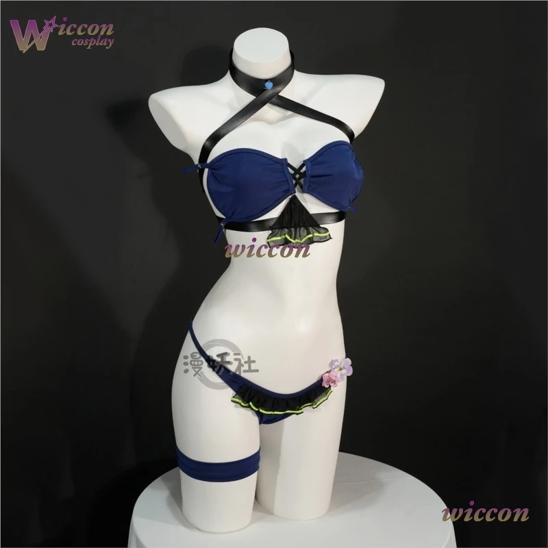 

Cos Game Girls Frontline 2 Klukai Косплей Костюм Бикини Купальник Пальто Шляпа Девушка Klukai HK416 Ролевая игра Одежда для девочек на Хэллоуин