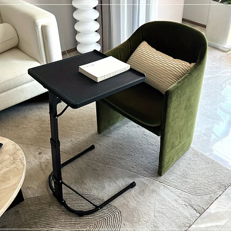 ‌Folding Laptop Desk Height Adjustment Portable Coumputer Table for Sofa Lightweight Side Table Compact Outdoor Workstation