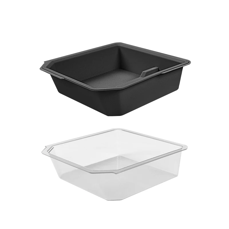 Double Layer Center Console Organizer Tray Insert for Tesla Model 3 Highland 2024+ / Model Y Juniper 2025+ with Sunglasses Holder, Center Console Storage Box, Tesla Model 3 / Y Accessories 2024 2025 (White) view 7