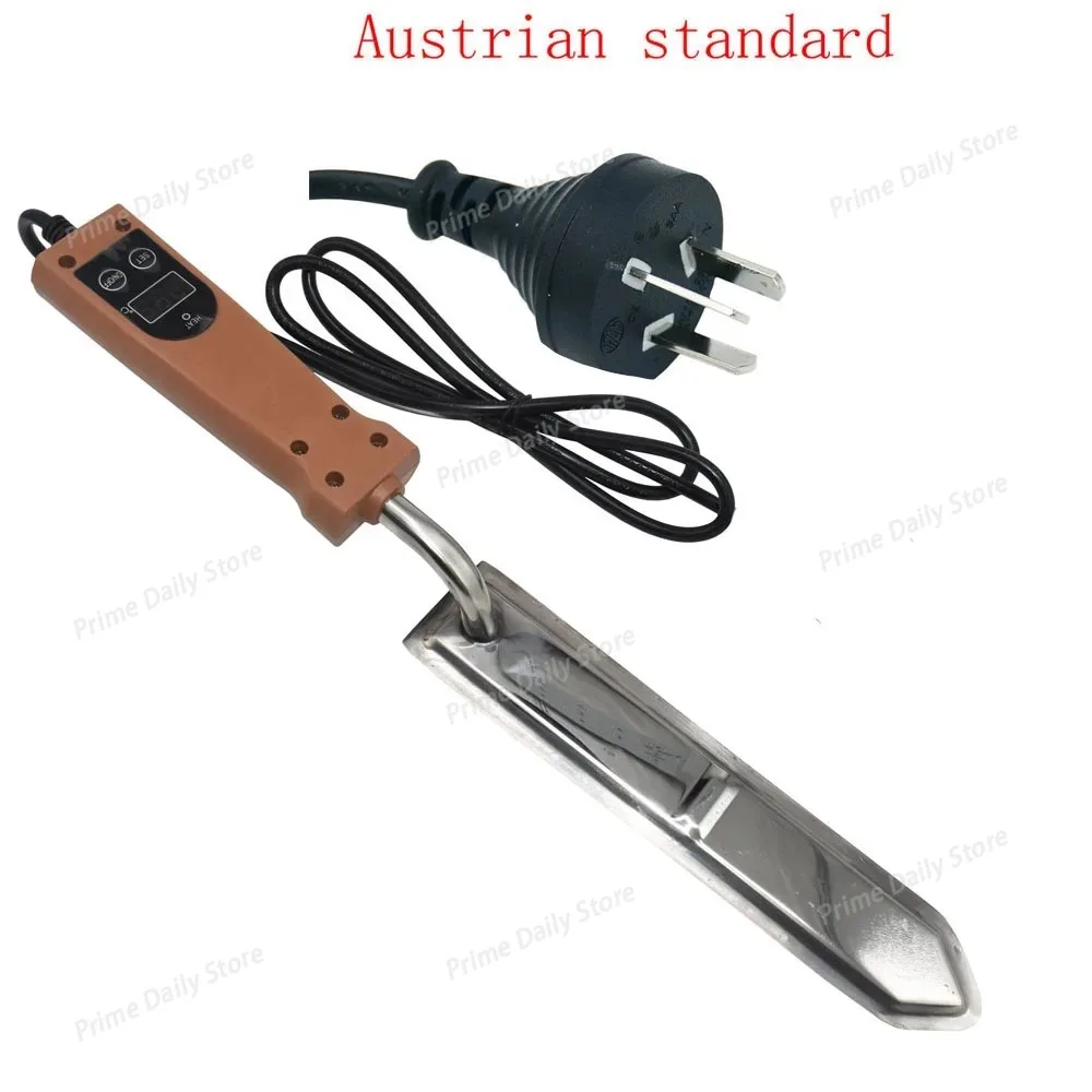 Beekeeping tool Electric temperature‑adjustable wax and Honey cutting wooden‑handle electric‑heating honey extracting knife