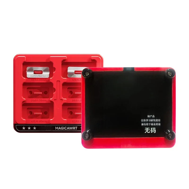 

Коробка для щеток для часов 2025 S1-SES6, красная отметка окламинации, белый пингguo Restart, фиксированный сенсорный экран, не работает