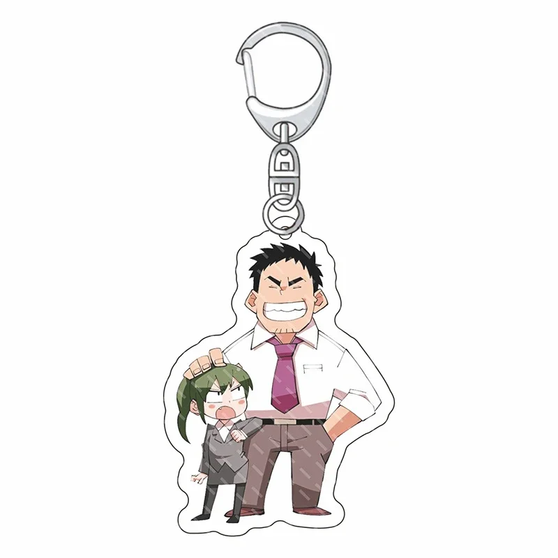 Anime Keychain Igarashi Futaba Takeda Harumi Acrylic Keyring Strap Figure Hanging Accessories