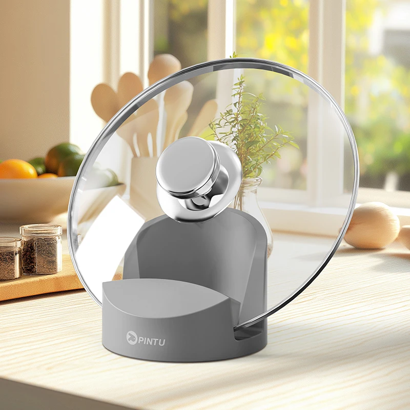 1/2 قطعة غطاء وعاء السيليكون الدائري رف تخزين المطبخ المنظم لملعقة قطع مجلس عيدان-المنزلية الأساسية #6