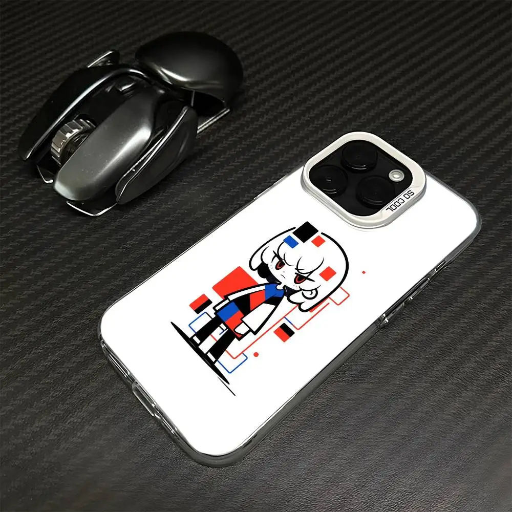 Mondrian Color Square Art Phone Case For iPhone 16,15,14,13,12,11,Mini,Pro,MAX White Matte Shockproof Cover