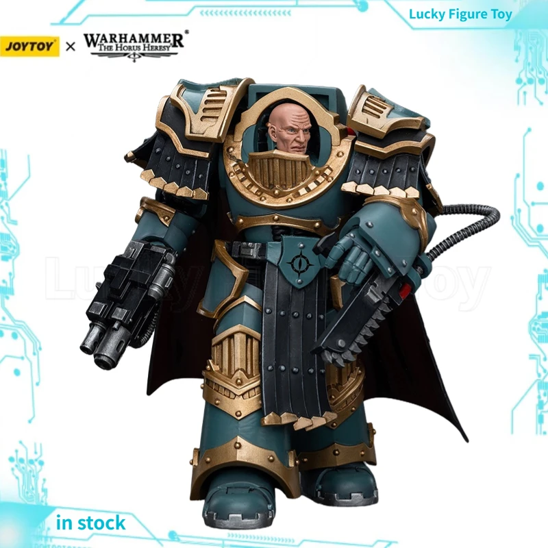 

【In Stock】JOYTOY 1/18 Action Figure Warhammer 40K Sons of Horus Legion Praetor in Cataphractii Terminator Armour Model Toy Gifts