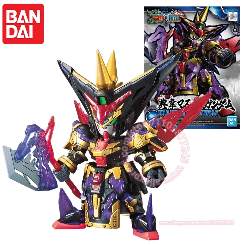 BANDAI SD DIAN WEI MASTER GUNDAM Modello alla moda Giocattoli assemblati Regali di compleanno per bambini Periferiche di animazione Action Figures