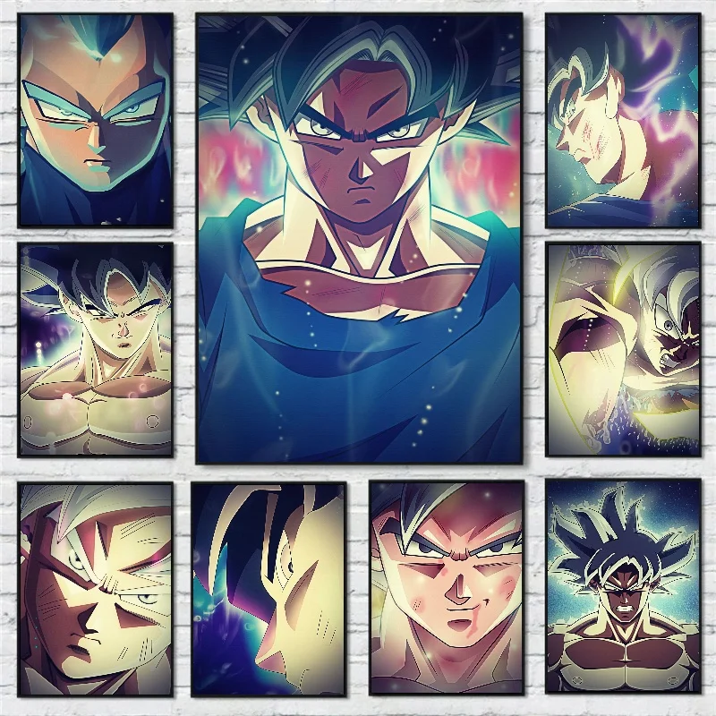 

Vintage Canvas Printing Painting Poster Dragon Ball Anime Vegeta Room Home Picture Gifts Prints and Decoration Paintings Poster