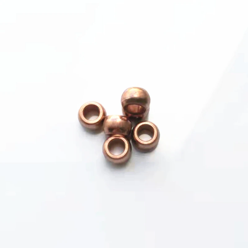 10pcs metallurgia delle polveri cuscinetto a olio sferico 6*11*7mm cuscinetto a sfere manicotto in rame