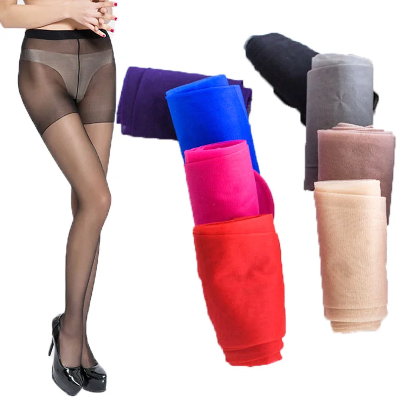 2026 NEW Candy Color Ultrathin Female Seamless Spring Summer Long Stockings Woman Sexy Sheer Tights Breathable Lady Pantyhose