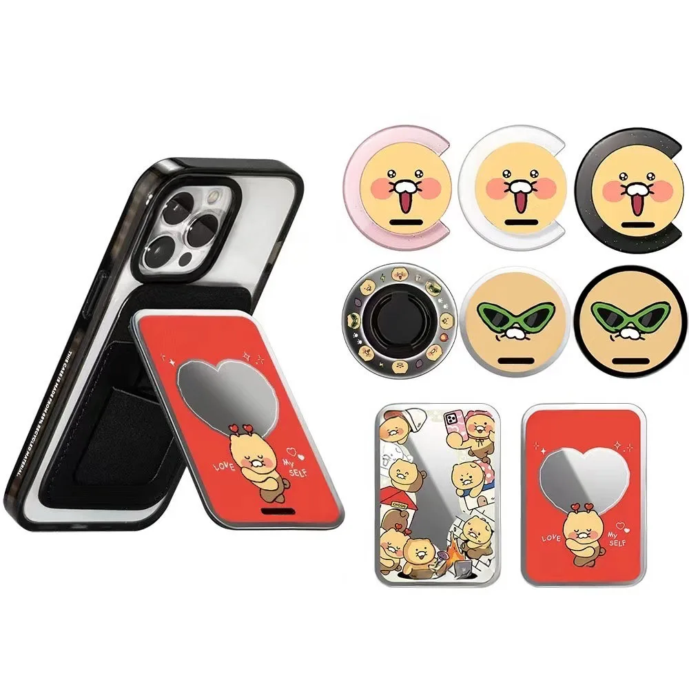 

Korean Cartoon Magnetic Folding Phone Stand for IPhone 12 13 14 15 16 Pro Max Holder Mount Support for S25U