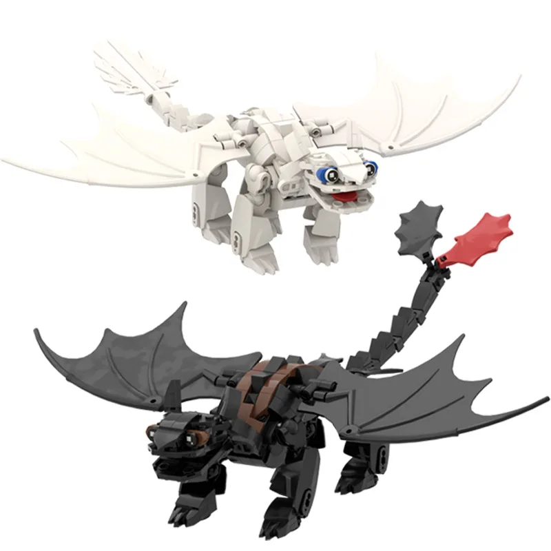 

Toys How To Train Dragon Movie Building Blocks Cartoon Figure Peripherals Construction Puzzle Model Toothless for Children Toys