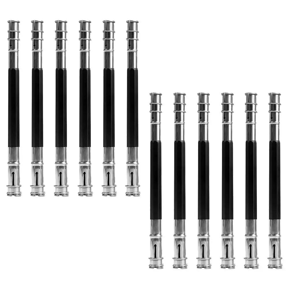 12 Pcs Pencil Extender Extension Holder Pencils Extensions Dual Head Double Extenders Pole Rod