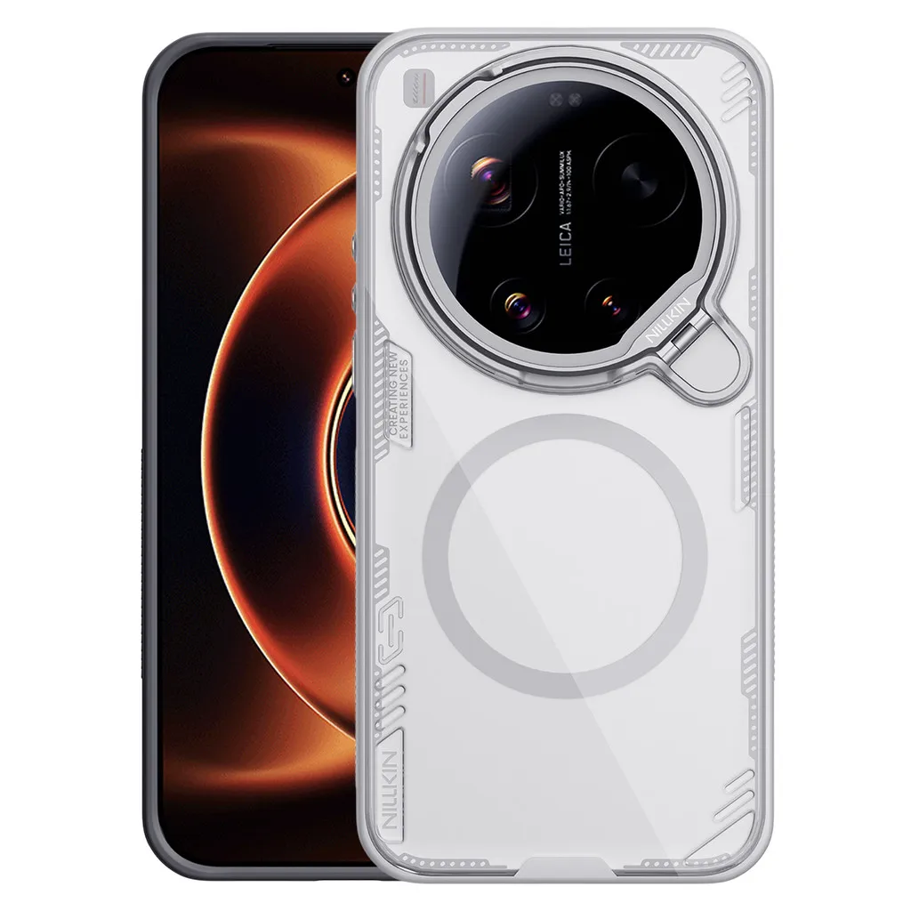 

Nillkin Magnetic Case for Xiaomi 17 Ultra Upgraded Full Camera Protection Translucent Never Yellow Biodegradable Material