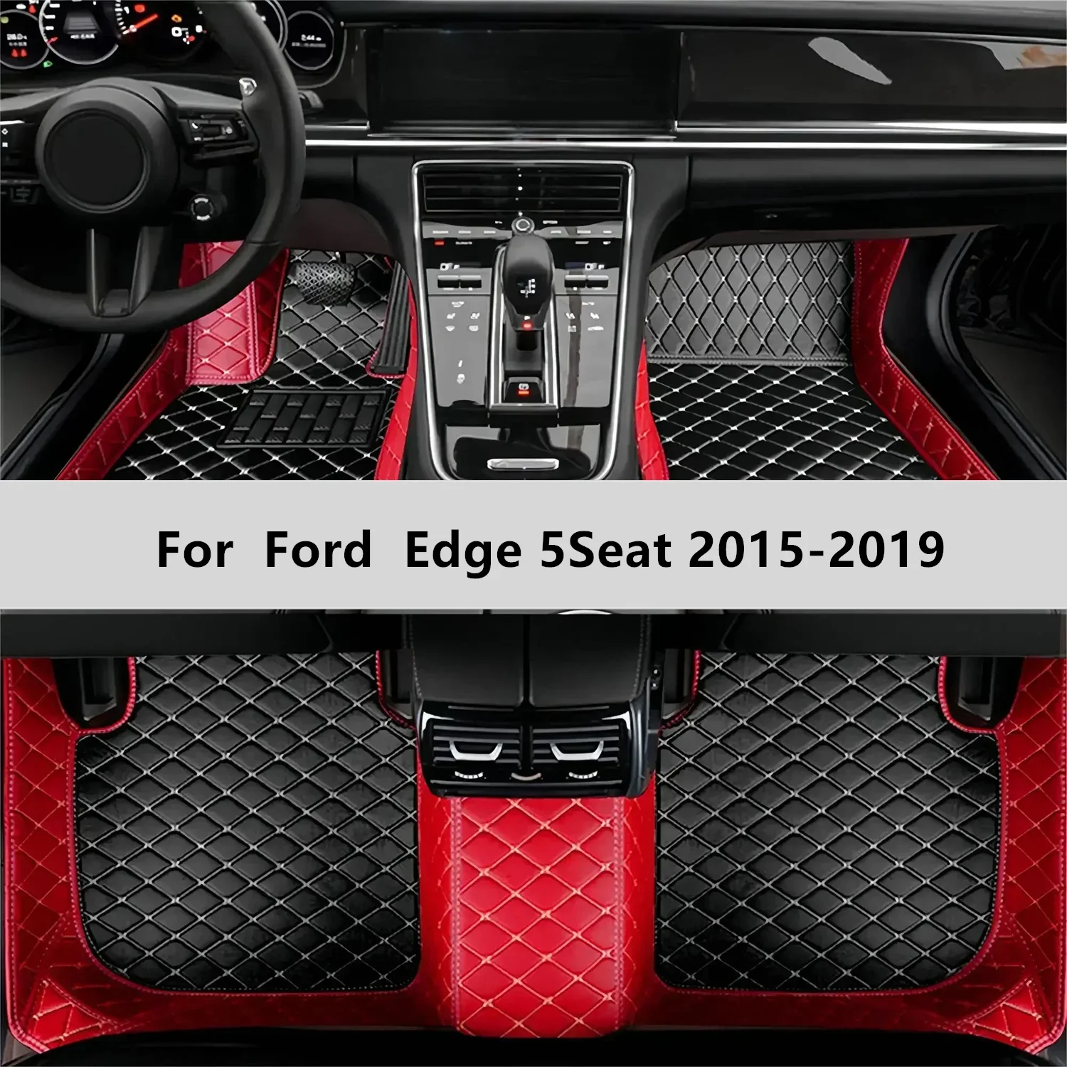 

Custom Car Floor Mats For Ford Edge 5Seat 2015-2019 Floor Mat Car Mat Accessories Interior Accessories