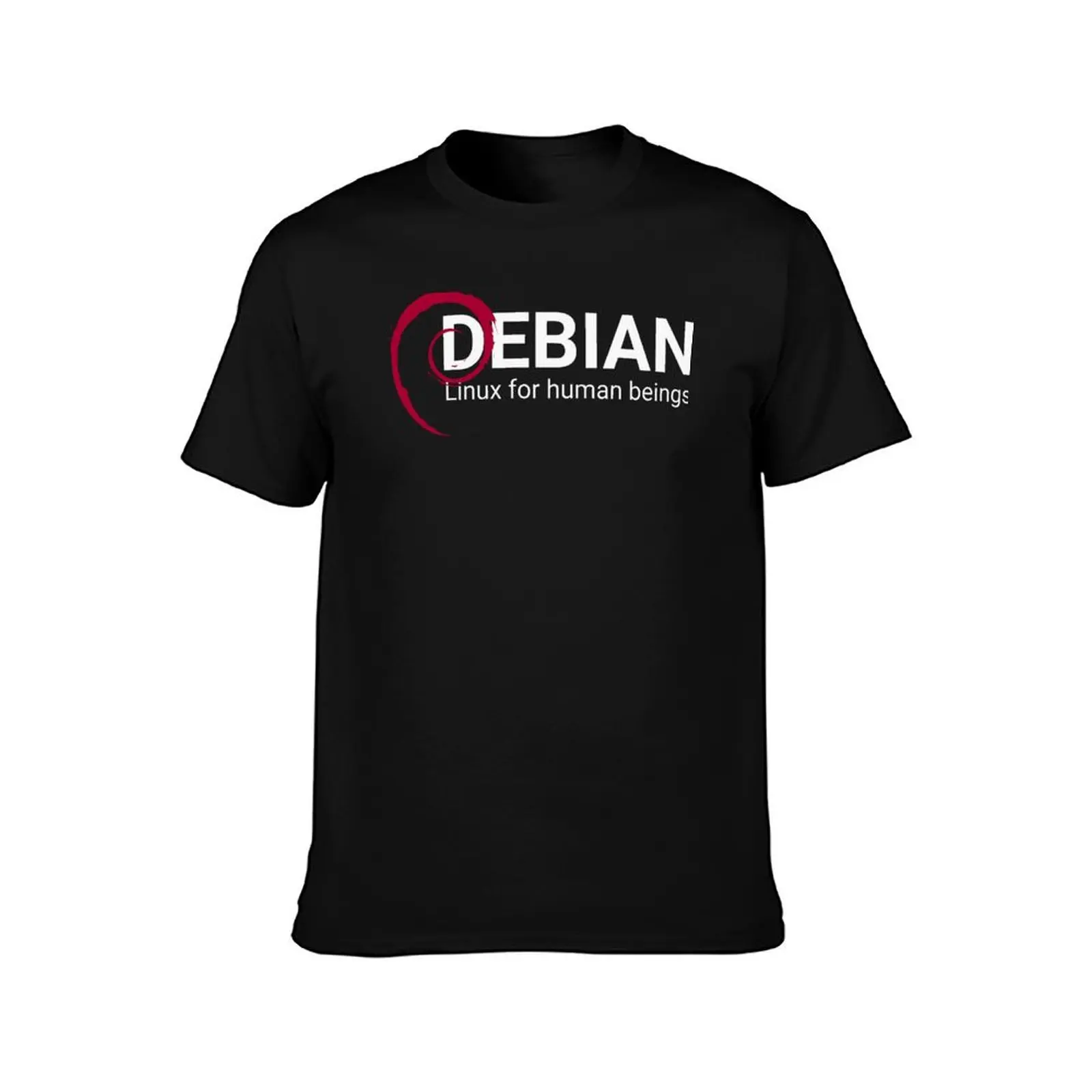 Debian Linux for Human Beings T-Shirt Big and Tall Gym T-Shirt