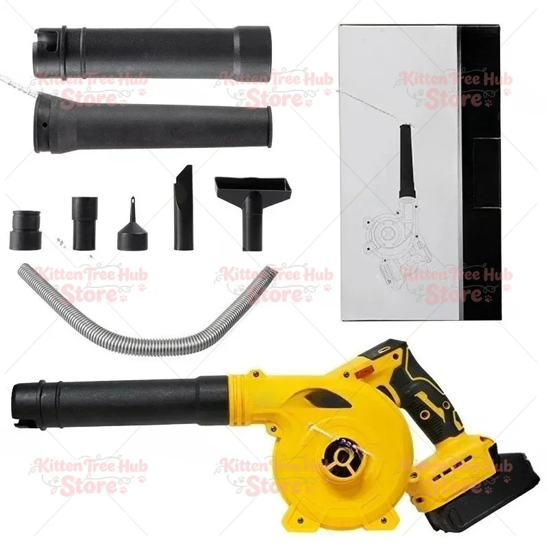 High-Performance Brushless Cordless Leaf Blower, Portable Garden Blower