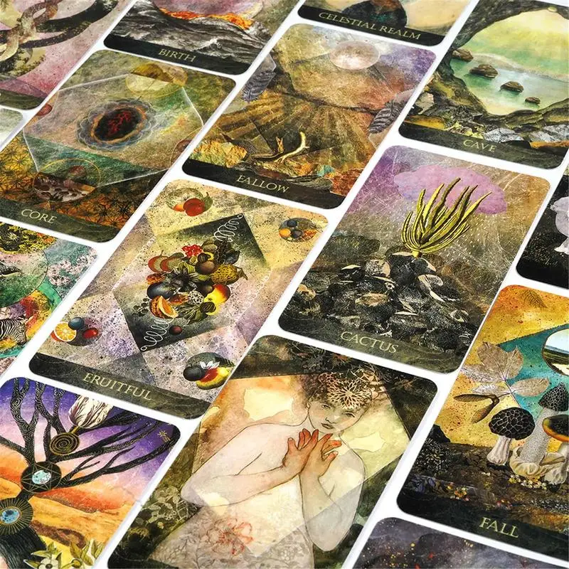 The Faceted Garden Oracle Second Edition Oracle Deck Divination Inspired By The Symbolism And Metaphor Of The Garden 52 Pcs Card