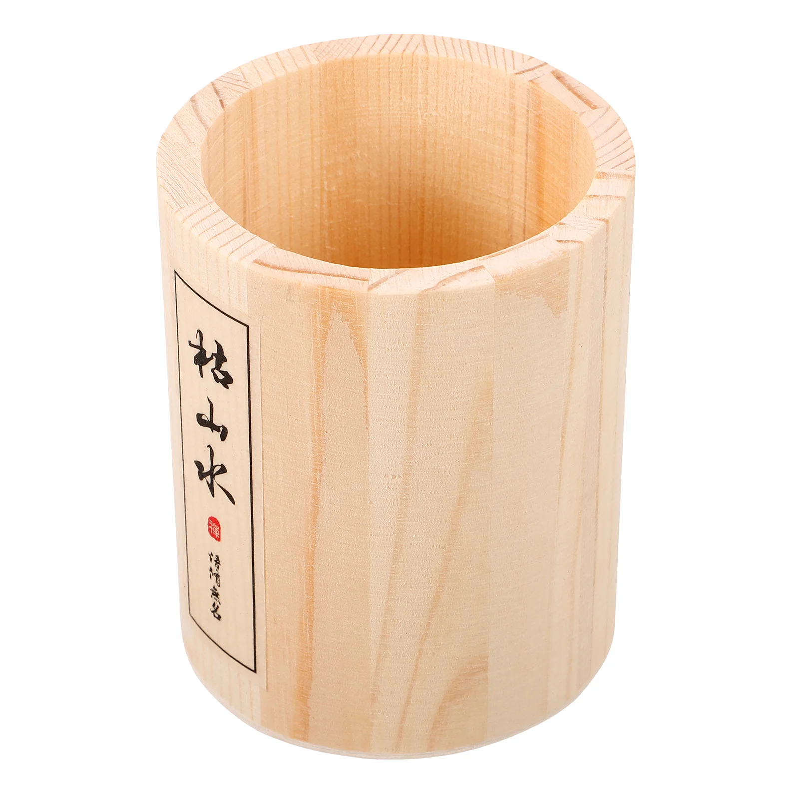 The Tools Zen Desktop Sand Table Wood Bucket for Small Mini Rakes Organizer Garden Accessories Makeup Brush Holder Stand