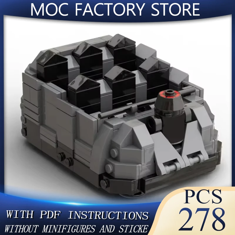 

Звездная модель фильма Moc, строительные кирпичи, сопротивление, армейский транспортный автомобиль, технологические блоки, подарки, рождественские игрушки, наборы «сделай сам», сборка