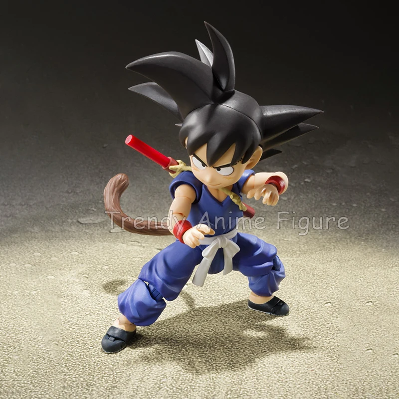 Shf Dragon Ball Son Goku Action Figures 12cm Movable Collection Beginning Of A Great Adventure Childhood Goku Model Toys Gifts