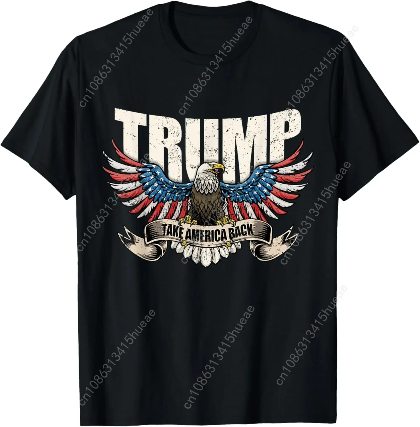 

Trump 2024 Flag Take America Back Men Women Donald Trump T-Shirt