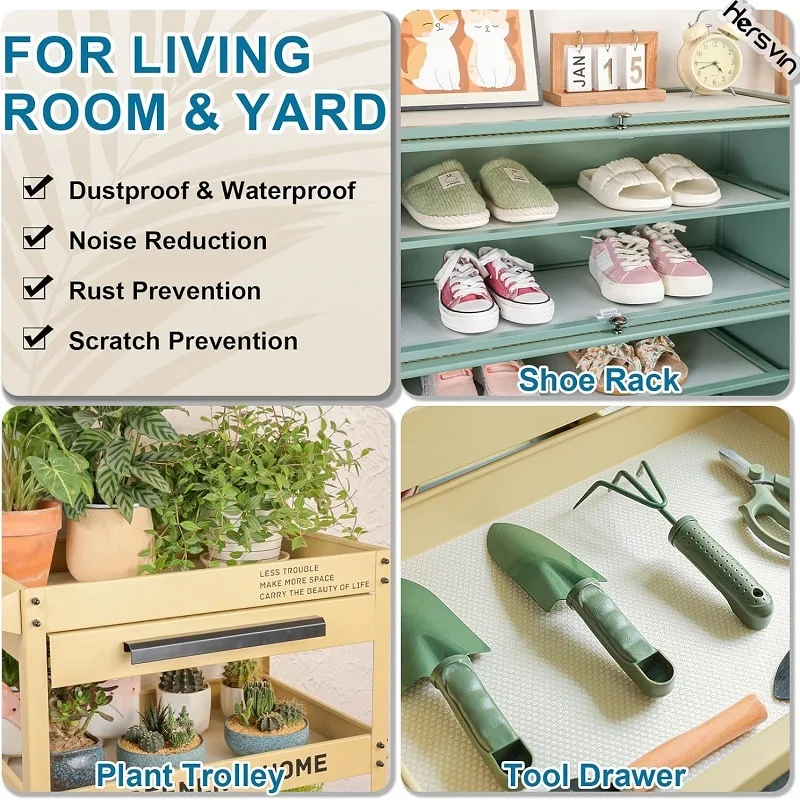 EVA Environmentally Cabinet Mat Anti oil Waterproof Fridge Pad Non-Adhesive Drawer Liner Washable Mildew Easy Place Mats