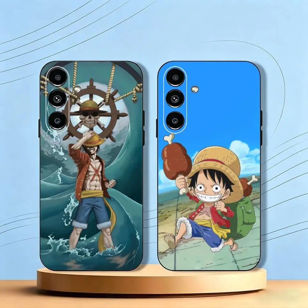 Anime One Piece Luffy-Y Phone Case For Samsung Galaxy A73,A72,A71,A70,A53,A52,A51,Others Soft Black Cover