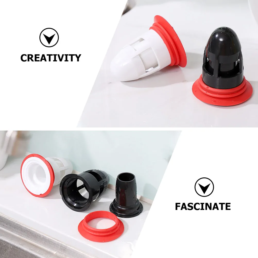 

2pcs Floor Drain Core Deodorizer Silica Gel Hair Filter Shower Smell Stopper Wear-resistant Plug Odor-resistant Drain Fine