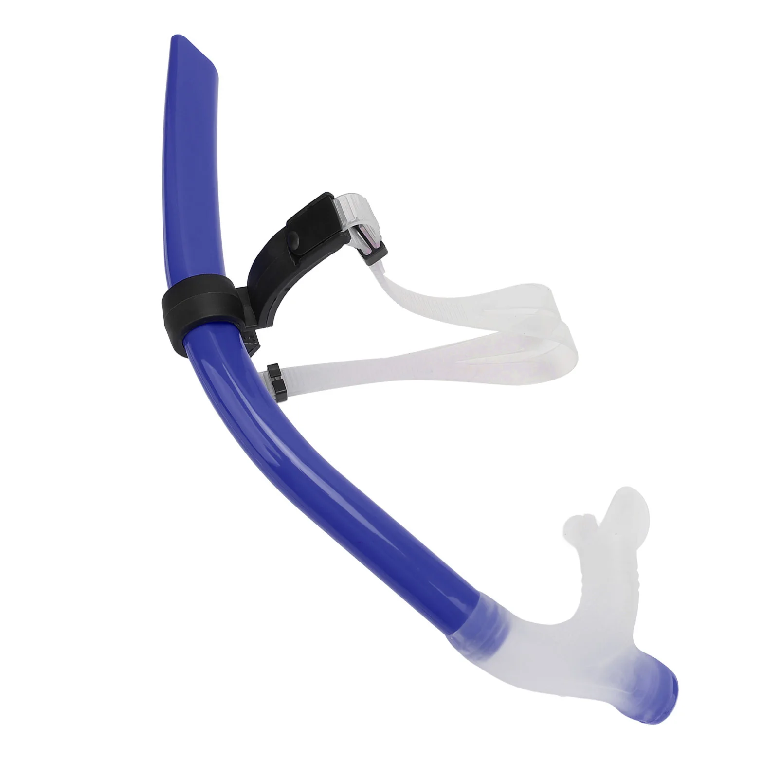 Esnórquel de natación, tubo de respiración de natación de silicona de arrastre reducido con soporte para la cabeza ajustable para adultos para bucear y bucear