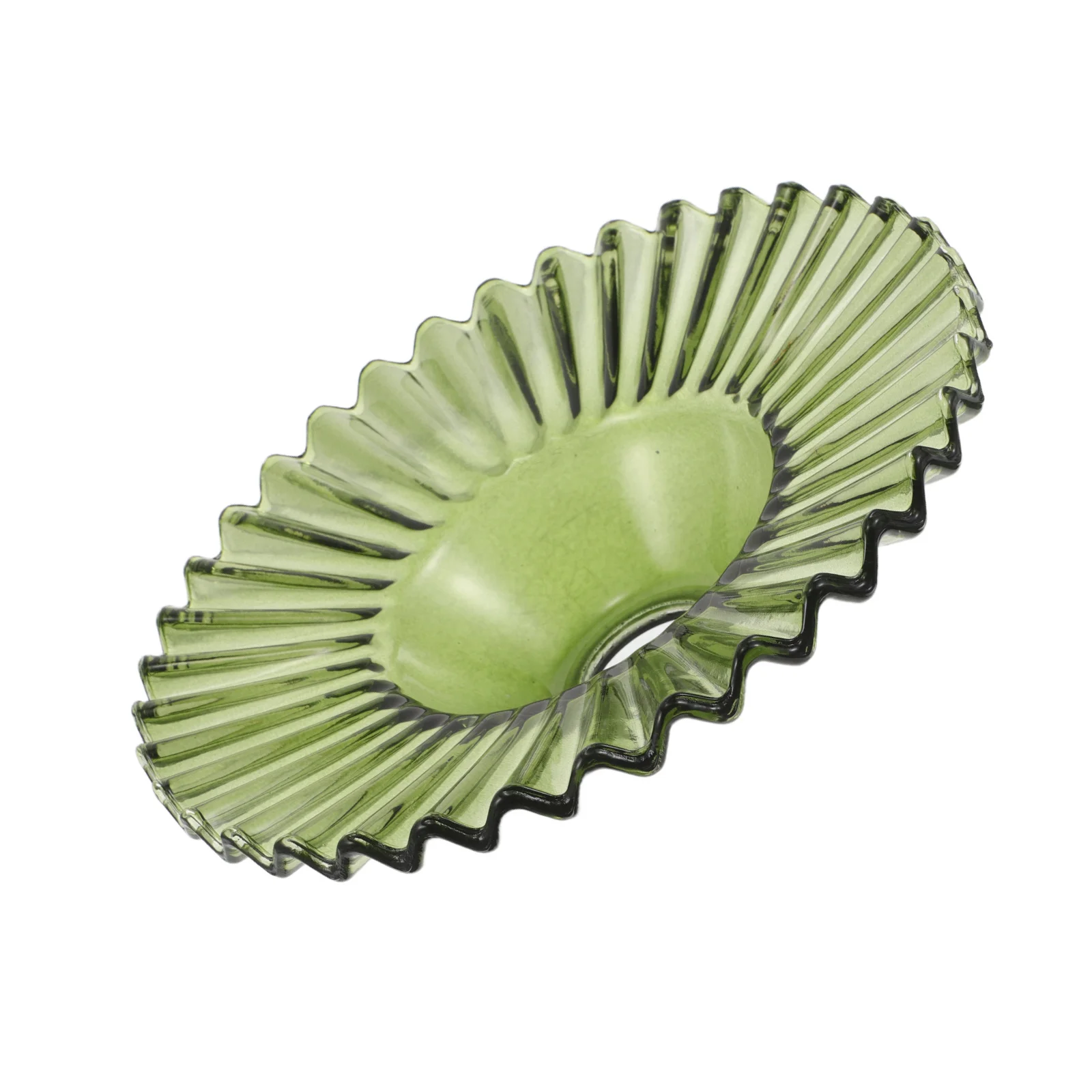 

Зеленый стеклянный абажур: винтажный подвесной светильник ручной работы для потолка, столовой, кухни – в стиле джапанди, форма «труба»