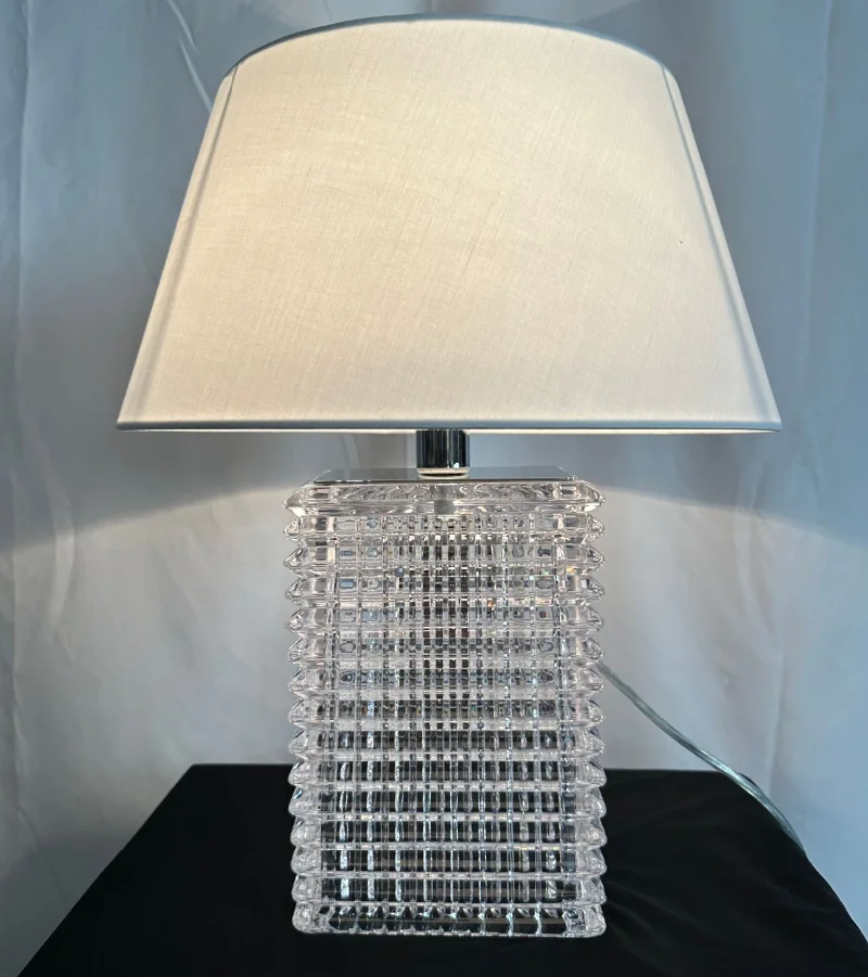 

French crystal glass table lamp reading lamp hotel bedroom living room sofa dining table lamp