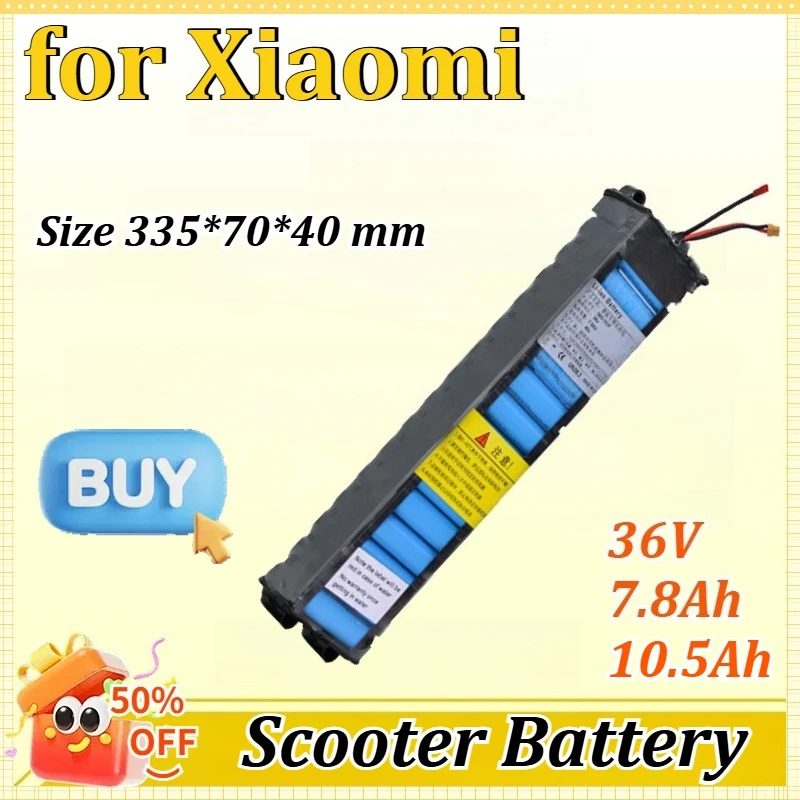 

for Xiaomi 36V 7.8Ah/10.5Ah/12.8Ah Electric Scooter M365 Battery for Scooter 18650 Lithium Battery Pack