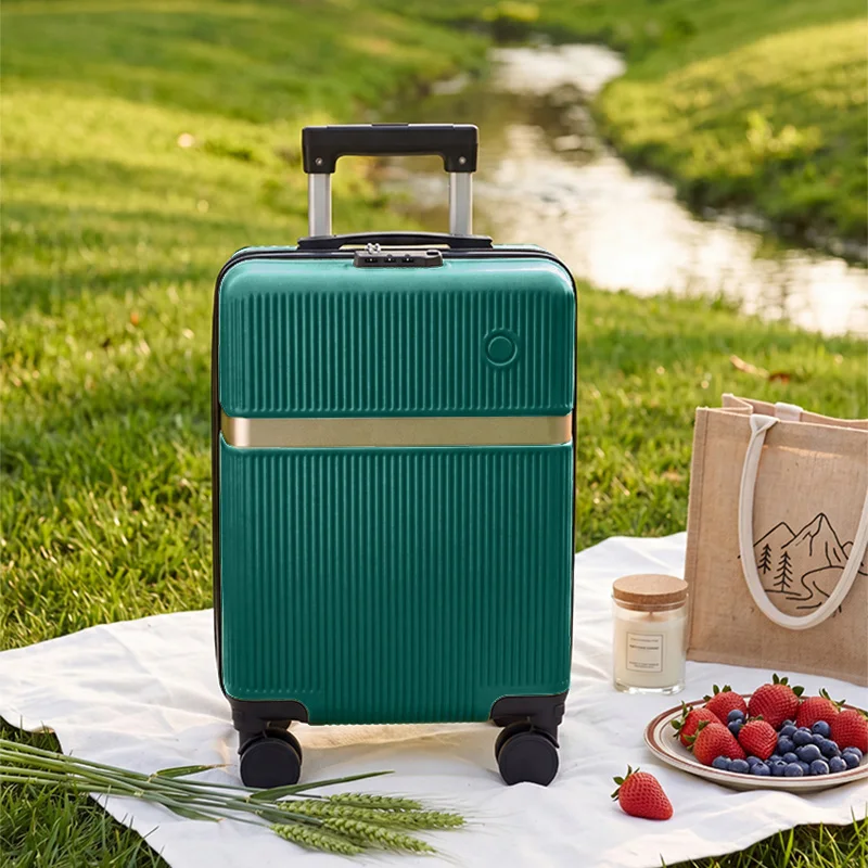 portable-lightweight-small-travel-suitcase-handheld-carry-on-bag-16-inch-hardshell-spinner-wheels-polyester-unisex