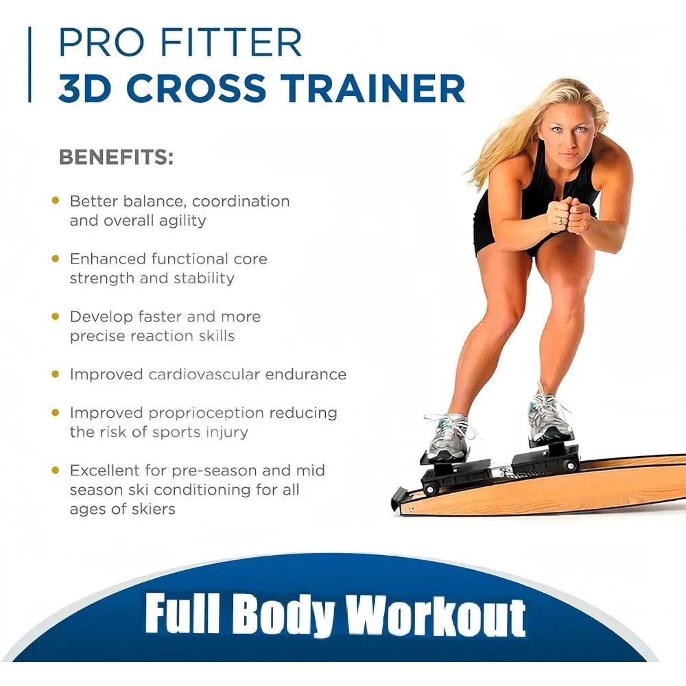 Ski Machine for Strength, Balance, and Aerobics Workouts