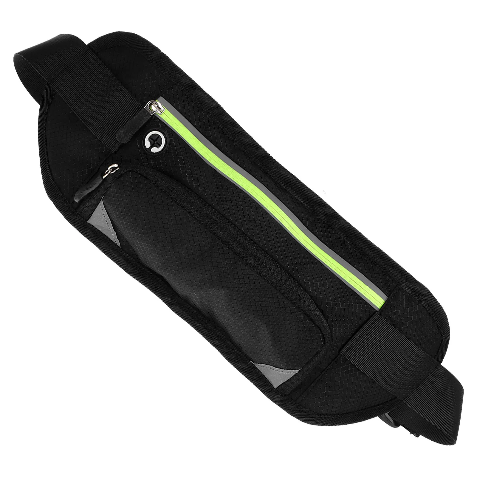 

Fanny Pack Adjustable Waist Bag for Sports Running Hiking Travel 6 Inch Phone Storage Black Sports Waist Bag Fanny Pack