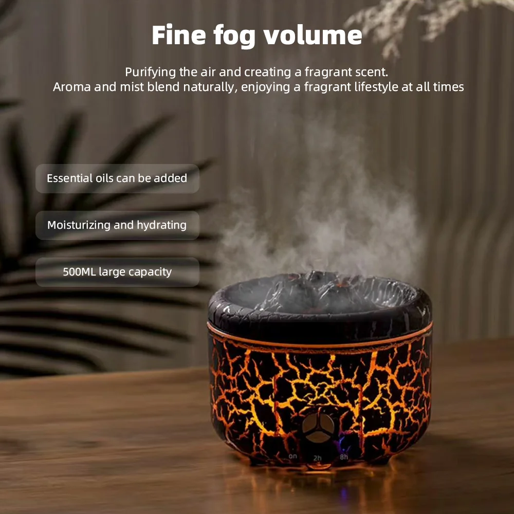 Remote Control 500ml Essential Oil Diffuser Color Changing Mood Lights Aromatherapy Humidfier for Your Bedroom, Office or Spa